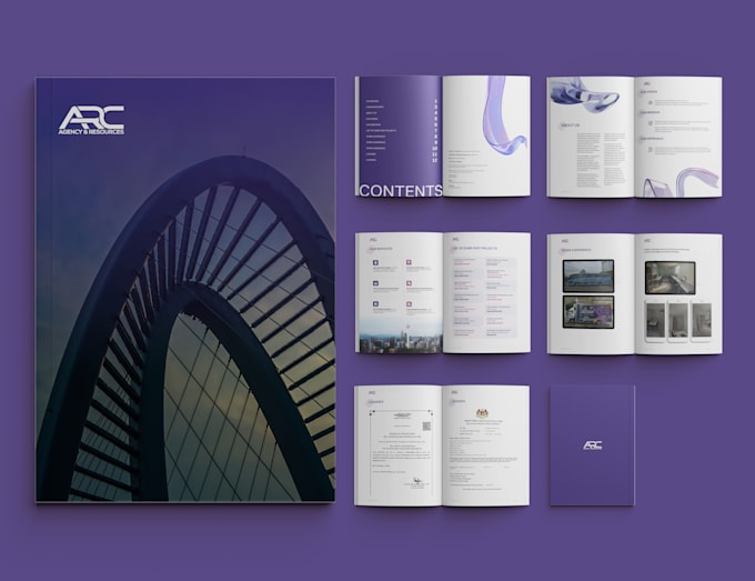 design professional business proposal or company profile