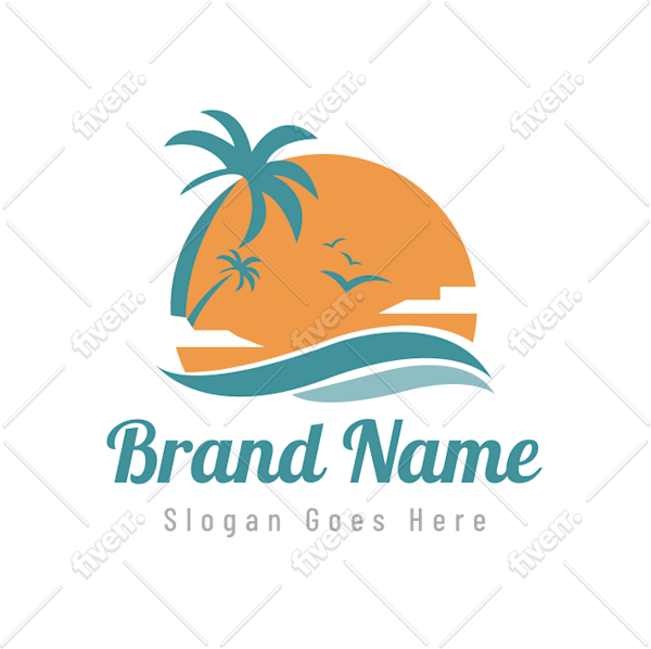 Beach Logo Maker | Create a Beach Logo | Fiverr