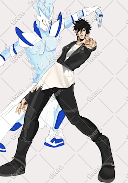 Draw you as a jojo style character by Helenex0r