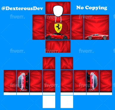 Create any roblox shirt or pant template by Developer737