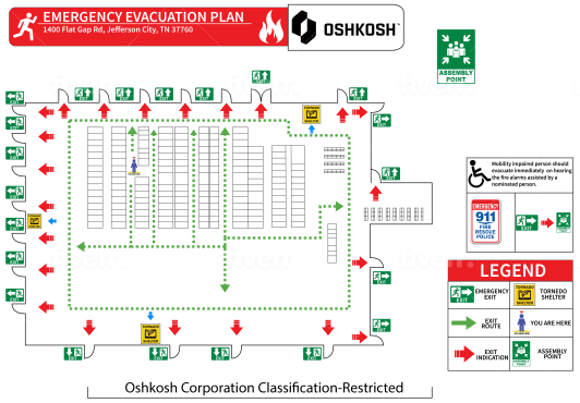 Create emergency evacuation plan maps by Ameerhamza00073