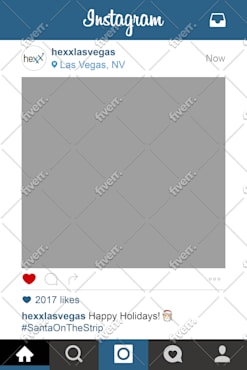 Design a instagram style photo booth frame printable pdf by Clipartco