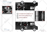 Make a papercraft step van or ups style delivery van with your logo on ...