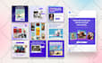design creative social media graphics for facebook ads, instagram post