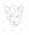 create elegant one line art portrait illustration