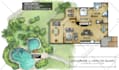 create hand drawn, fully colored floor plans for your airbnb listing