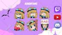 create custom anime chibi for twitch discord emotes and sub badges