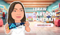 design ultra cartoon logo, portrait illustration, avatar