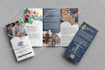 design urgent flyer, booklet,  postcard, bifold and trifold brochure design