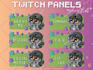 draw you original twitch info panel art
