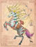 draw vintage patent fantasy creatures and machines
