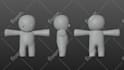 create 3d character modelling from blender