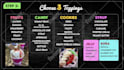 design tv screen menu or digital menu design