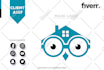 do creative birds, falcon, parrot and owl logo design