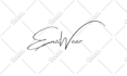 design signature handwritten photography scripted cursive logo