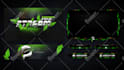design a professional twitch overlay and streaming package