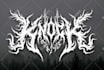design an atmospheric black metal and dungeon synth logo
