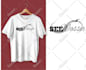 do contemporary line art text or badge logo design