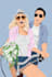 draw a faceless portrait from your photo, couple or family