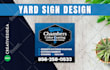design professional yard sign