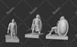 sculpt 3d character, 3d sculpture, 3d model for printing with zbrush and blender