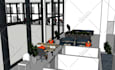 do interior and exterior 3d design with sketchup