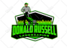 design landscape, lawn care, mowing and irrigation logo
