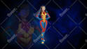 design premium  superhero caricature character