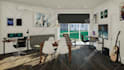 do detailed furniture layout and realistic interior rendering