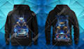 create sublimation hoodies design, mockup and vector