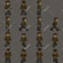 pixel art anim and sprite sheet for your game character in retro aesthethics