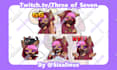 draw awesome chibi emotes or badges for your twitch, discord