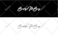 design photography watermark or signature logo