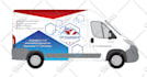 do an attractive, print ready vehicle wrap in 24 hrs