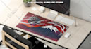 make 2d deskmat mousepad illustration for your brand