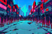 draw anime, cyberpunk or streetwear character illustrations
