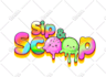 make ice cream, candy, chocolate, bakery, sweets, food logo