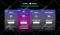 create responsive HTML table and pricing table
