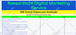 create 100 quality article submission backlinks on da websites