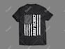 create distressed retro patriotic flag t shirt design