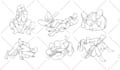 draw minimalist line art