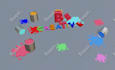 create model low poly 3d building for you in blender