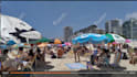 record 4k video walking tour on rio janeiro beach