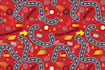 draw seamless pattern design for fabric, stationery, packaging, and more