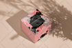 do elegant candle label, product label and packaging design