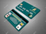 do credit card style business card design