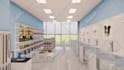 design retail store 3d , shop and retail  interior design