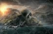 draw fantasy background and landscape