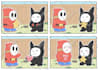 hand draw short comic in chibi anime style
