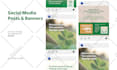 design professional social media posts and social media branding